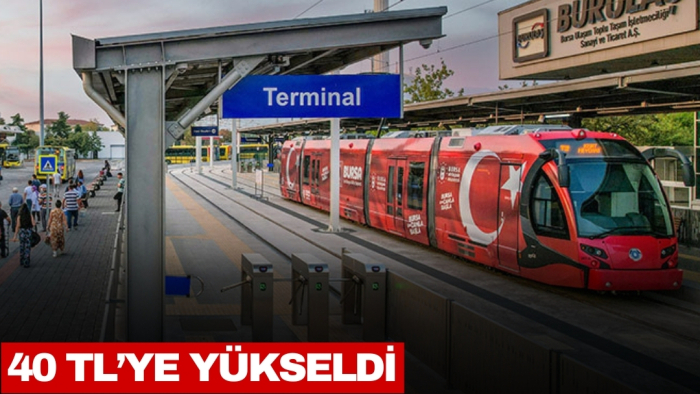BURSA’DA ULAŞIM "40"LANDI: TEK BİNİŞ ARTIK 40 TL!